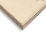 Wandbild Relief Sharp MDF - 30 x 40 cm - Beige