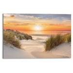 Wandbild Beautiful Dunes MDF - Orange - 60 x 90 cm