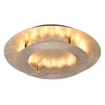 LED-plafondlamp Nevis Leaf I ijzer - 4 lichtbronnen - Zilver - Diameter: 50 cm