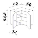 Eck-H盲ngeschrank Cresta