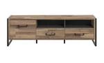 Wohnwand Hudson 10 (3-teilig) Braun - Holzwerkstoff - 288 x 184 x 42 cm