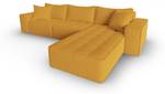 modulares Ecksofa MIKE 5 Sitzplätze Melonengelb