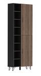 Highboard Modeo Braun - Holzwerkstoff - 80 x 217 x 32 cm