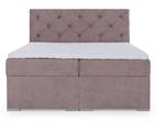 Boxspringbett DREAM Pink - Holzwerkstoff - 183 x 116 x 208 cm