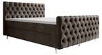 Boxspringbett CHESTER PLUS Braun - Breite: 182 cm