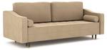 3-Sitzer Sofa SORRAIA Hochglanz Beige