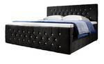 Boxspringbett Nobile Schwarz - Breite: 180 cm - H4