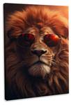 Leinwandbild Funky-Lion 70 x 105 cm