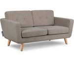 TAGIO II Sofa 2 Personen Braun - Massivholz - 153 x 80 x 88 cm