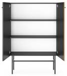 Highboard DIVENOS Schwarz - Holzwerkstoff - 94 x 132 x 39 cm