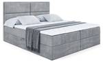 Boxspringbett GRATUN Grau - Breite: 200 cm - H4