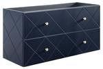 Schrank unter waschbecken ELEGANCE CUW1 Blau - Holzwerkstoff - Kunststoff - 120 x 61 x 46 cm