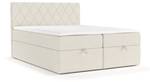 Boxspringbett Elodie Beige - 200 x 110 x 208 cm