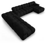 modulares U-Formsofa BELLIS 7 Sitzplätze Schwarz