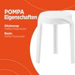 Tabouret Bas POMPA Blanc