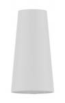 Lampenschirm GLIONA Weiß - Metall - Textil - 18 x 32 x 18 cm