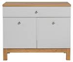 Schrank unter waschbecken SAMOA CUW60 2 Weiß - Holzwerkstoff - Kunststoff - 60 x 75 x 50 cm