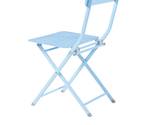 Lot de 2 chaises pliantes Sande Bleu ciel