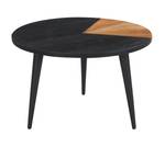 Table basse Binôme Noir - Bois massif - 60 x 38 x 60 cm