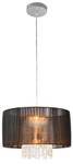 Lampe Suspendue Barock Noir - Métal - 35 x 18 x 35 cm