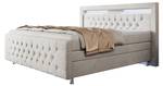 Boxspringbett Lorena Beige - Breite: 140 cm - H4