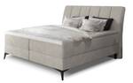 Boxspringbett CRAFT Ecru - Breite: 183 cm