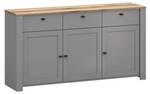 Sideboard LATOUR Braun - Grau - Holzwerkstoff - 165 x 88 x 42 cm