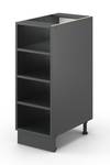 Armoire basse Fame anthracite Anthracite
