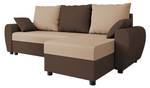 Ecksofa Fiona Beige - Braun