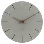 Horloge murale design THE ABSTRACT. Gris - Bois manufacturé - 29 x 29 x 1 cm