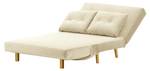 Ausklappbares Sofa Flic Creme