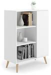 Vitrine FONDI SC90 1D Blanc