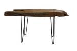 Table basse Root Beige - Bois massif - 90 x 55 x 55 cm