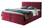 Boxspringbett TREZO 4 160cm Rot Rot - Holzwerkstoff - 166 x 105 x 206 cm