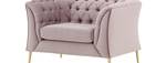 Sessel Chesterfield Modern Flieder