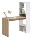 Bureau Denton Blanc et Chêne Blanc - 120 x 144 x 53 cm