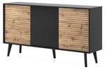 Buffet WILLOW SB154 3D Beige - Bois manufacturé - Matière plastique - 154 x 83 x 39 cm