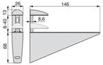 Bodentr盲ger Halc贸n f眉r Holz- oder