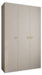 Armoire à portes battantes Como 1 Beige - Doré - Gris lumineux - 150 x 50 cm