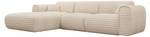 Sofa POGNIA Beige - Textil - 165 x 73 x 280 cm