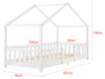 Lit enfant Treviolo avec Matelas Blanc - 96 x 138 x 207 cm