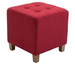 Tabouret bas Pharao Rouge