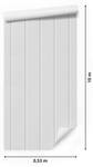 Papier Peint PLANCHES Bois Imitation Gris - Blanc - Papier - Textile - 53 x 1000 x 1000 cm