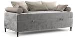 Boxspringbett Araya Grau - Breite: 100 cm - H2