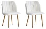 Lot de 2 chaises NORA Beige