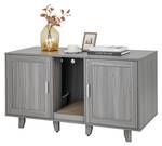 Katzenschrank BH32262 Grau - Holzwerkstoff - 52 x 65 x 120 cm