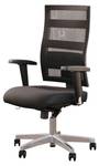 Chaise de bureau TORO noir Noir - Textile - 48 x 96 x 48 cm