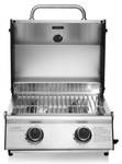 Tischgrill COMPACT 2.0S Set Silber - Metall - 46 x 35 x 46 cm