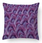 Kissen mit Digitaldruck Violett - Textil - 40 x 5 x 40 cm