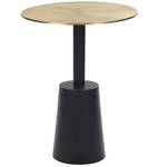 Table d'appoint TANAMI Noir - Doré - Métal - 36 x 48 x 36 cm